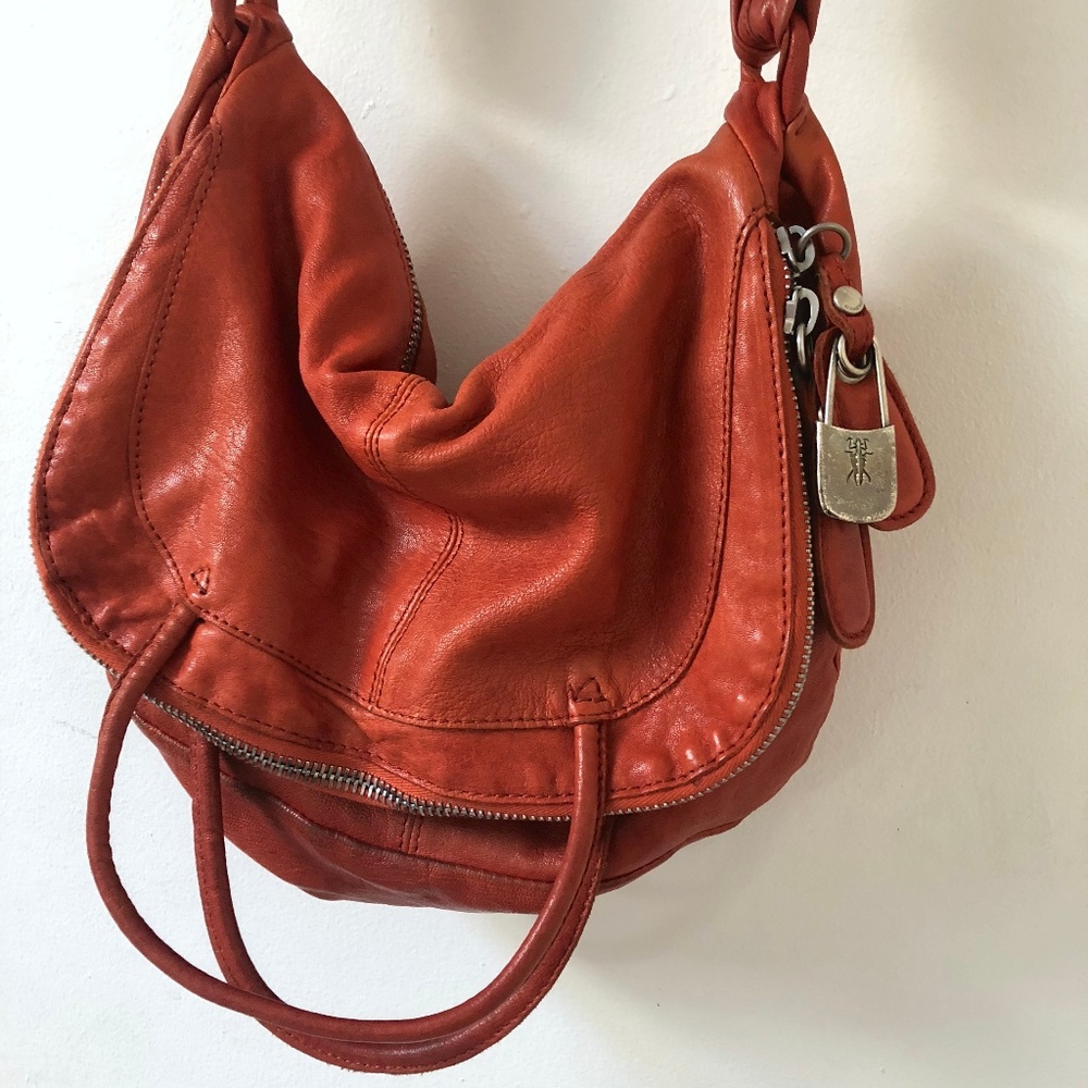 Sissi Rossi Rust Leather Bag